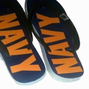 New Balance Men’s Orange Navy Flip Flops Sandals